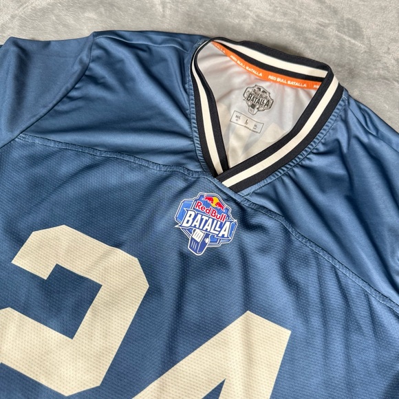 Redbull Batalla Football Jersey #24 Mens Large Lightweight Spanish Blue - Picture 4 of 10